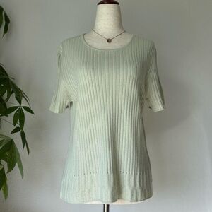 Vintage mint green sweater top ✨